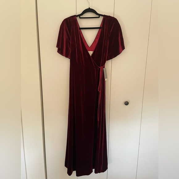 Jenny Yoo Dresses & Skirts - 📦 🚚 EVERYTHING MUST GO! NWT Jenny Yoo Dark Berry Wrap Dress | 2
